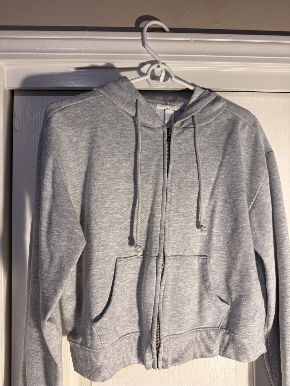 Full Tilt Light Gray Women's Zip Hoodie